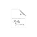 Picture of Hello Gorgeous _GroupedProduct_Rectangle_Portrait_Unframed_Print_Only_