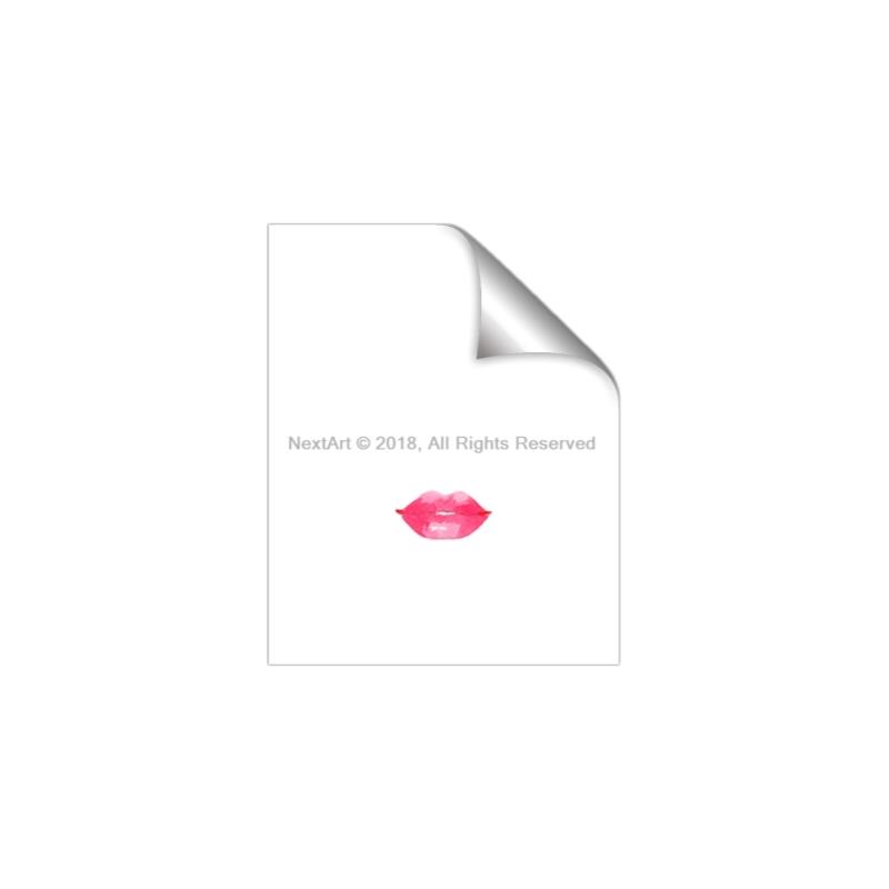 Picture of Red Lip _GroupedProduct_Rectangle_Portrait_Unframed_Print_Only_