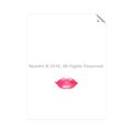 Picture of Red Lip _GroupedProduct_Rectangle_Portrait_Unframed_Print_Only_