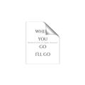 Picture of Where You - Go I'll Go II _GroupedProduct_Rectangle_Portrait_Unframed_Print_Only_