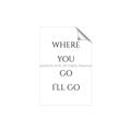 Picture of Where You - Go I'll Go II _GroupedProduct_Rectangle_Portrait_Unframed_Print_Only_