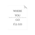 Picture of Where You - Go I'll Go II _GroupedProduct_Rectangle_Portrait_Unframed_Print_Only_