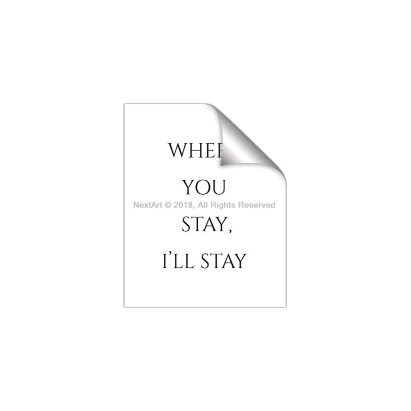Picture of Where You Stay - I'll Stay II  _GroupedProduct_Rectangle_Portrait_Unframed_Print_Only_