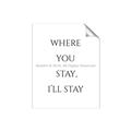 Picture of Where You Stay - I'll Stay II  _GroupedProduct_Rectangle_Portrait_Unframed_Print_Only_