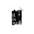 Picture of It is Well black background _GroupedProduct_Rectangle_Portrait_Unframed_Print_Only_