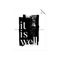 Picture of It is Well black background _GroupedProduct_Rectangle_Portrait_Unframed_Print_Only_