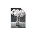 Picture of White Hydrangea jar _GroupedProduct_Rectangle_Portrait_Unframed_Print_Only_