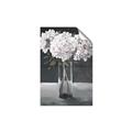 Picture of White Hydrangea jar _GroupedProduct_Rectangle_Portrait_Unframed_Print_Only_