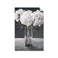 Picture of White Hydrangea jar _GroupedProduct_Rectangle_Portrait_Unframed_Print_Only_