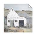 Picture of Barn with fence _GroupedProduct_Square_Unframed_Print_Only_