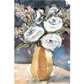 Picture of White Flower In Vase I _GroupedProduct_Rectangle_Portrait_Unframed_Print_Only_