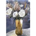 Picture of White Flower In Vase II _GroupedProduct_Rectangle_Portrait_Unframed_Print_Only_