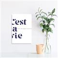 Picture of Cest La Vie II _GroupedProduct_Rectangle_Portrait_Unframed_Print_Only_