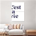 Picture of Cest La Vie II _GroupedProduct_Rectangle_Portrait_Unframed_Print_Only_