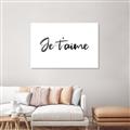 Picture of Je Taime _GroupedProduct_Rectangle_Landscape_Unframed_Print_Only_