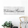 Picture of Welcome Friends I _GroupedProduct_Panel_Landscape_Unframed_Print_Only_