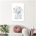 Picture of Drawing Flower V _GroupedProduct_Rectangle_Portrait_Unframed_Print_Only_