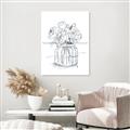 Picture of Drawing Flower V _GroupedProduct_Rectangle_Portrait_Unframed_Print_Only_