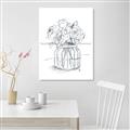 Picture of Drawing Flower V _GroupedProduct_Rectangle_Portrait_Unframed_Print_Only_