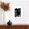Picture of It is Well black background _GroupedProduct_Rectangle_Portrait_Unframed_Print_Only_