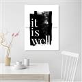 Picture of It is Well black background _GroupedProduct_Rectangle_Portrait_Unframed_Print_Only_