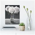 Picture of White Hydrangea jar _GroupedProduct_Rectangle_Portrait_Unframed_Print_Only_