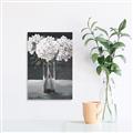Picture of White Hydrangea jar _GroupedProduct_Rectangle_Portrait_Unframed_Print_Only_