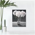 Picture of White Hydrangea jar _GroupedProduct_Rectangle_Portrait_Unframed_Print_Only_