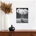 Picture of White Hydrangea jar _GroupedProduct_Rectangle_Portrait_Unframed_Print_Only_