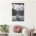 Picture of White Hydrangea jar _GroupedProduct_Rectangle_Portrait_Unframed_Print_Only_