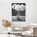 Picture of White Hydrangea jar _GroupedProduct_Rectangle_Portrait_Unframed_Print_Only_