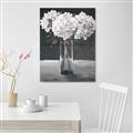 Picture of White Hydrangea jar _GroupedProduct_Rectangle_Portrait_Unframed_Print_Only_
