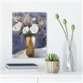 Picture of White Flower In Vase II _GroupedProduct_Rectangle_Portrait_Unframed_Print_Only_