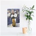 Picture of White Flower In Vase II _GroupedProduct_Rectangle_Portrait_Unframed_Print_Only_