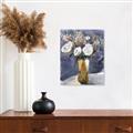 Picture of White Flower In Vase II _GroupedProduct_Rectangle_Portrait_Unframed_Print_Only_