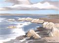 Picture of Rocky Coastline _GroupedProduct_Rectangle_Landscape_Unframed_Print_Only_