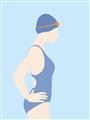Picture of Swim Competition I  _GroupedProduct_Rectangle_Portrait_Unframed_Print_Only_