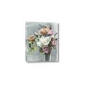 Picture of Coloured flower in pot II _GroupedProduct_Rectangle_Portrait_Canvas_