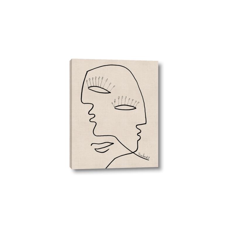 Picture of Two Faced II _GroupedProduct_Rectangle_Portrait_Canvas_