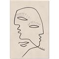Picture of Two Faced II _GroupedProduct_Rectangle_Portrait_Canvas_