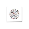 Picture of Coral circle I _GroupedProduct_Square_Canvas_