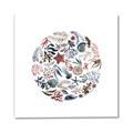 Picture of Coral circle I _GroupedProduct_Square_Canvas_