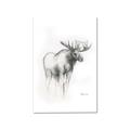 Picture of Moose Charcoal _GroupedProduct_Rectangle_Portrait_Canvas_