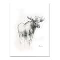 Picture of Moose Charcoal _GroupedProduct_Rectangle_Portrait_Canvas_