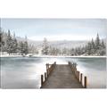 Picture of River After the Snowfall _GroupedProduct_Rectangle_Landscape_Canvas_