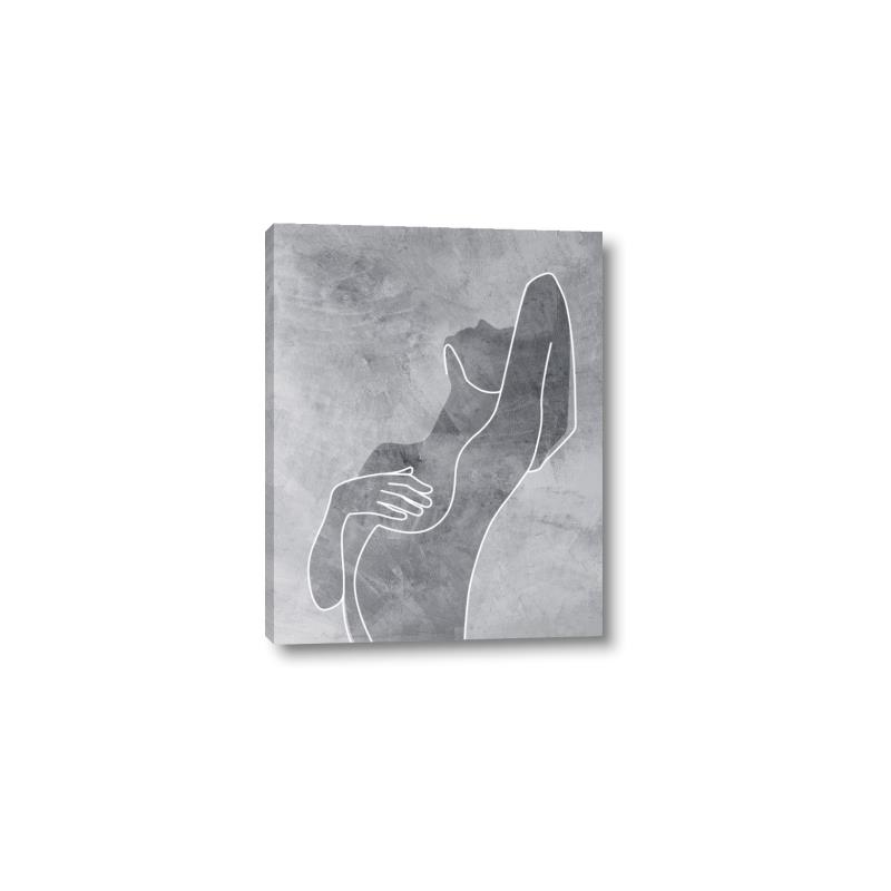 Picture of Hold a Pose Gray _GroupedProduct_Rectangle_Portrait_Canvas_