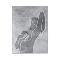 Picture of Hold a Pose Gray _GroupedProduct_Rectangle_Portrait_Canvas_