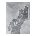 Picture of Hold a Pose Gray _GroupedProduct_Rectangle_Portrait_Canvas_
