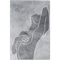 Picture of Hold a Pose Gray _GroupedProduct_Rectangle_Portrait_Canvas_