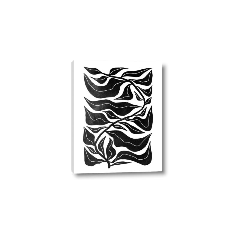Picture of Noir Leaves II  _GroupedProduct_Rectangle_Portrait_Canvas_